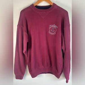 Vintage Jimmy Buffett’s Margaritaville Crew Neck Sweater Chunky Knit Size L